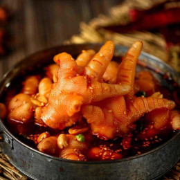 麻辣雞腳+拌麵 (4支裝/350g)