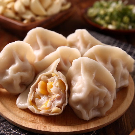 玉米豬肉水餃(50顆/包)1100g 玉米豬肉水餃(50顆/包)1100g